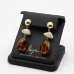 Fashionist Brown Agate Gold (Plated Accessories)